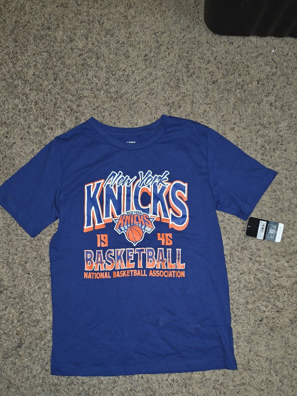 NBA Knicks Basketball Tee Youth XL